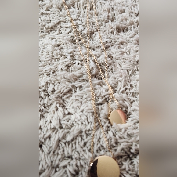 Women's Gold-Tone Coin Necklace - A New Day - Picture 9 of 9